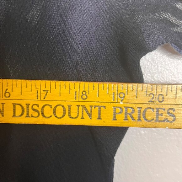 Katina Marie Womens L Supima Cotton 3/4 Sleeve Floral Print knit Sweater USA - Picture 14 of 16